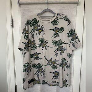 Avirex Floral Print Military Inspired Sweatshirt XXL